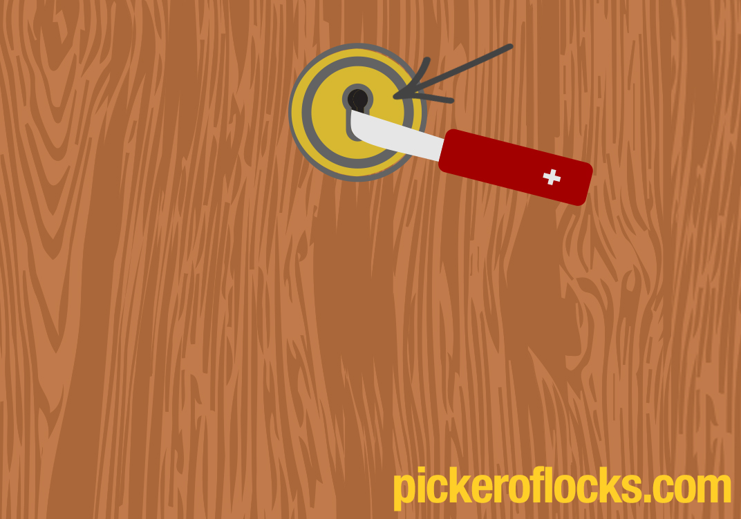 how to pick a lock with a knife - starter image
