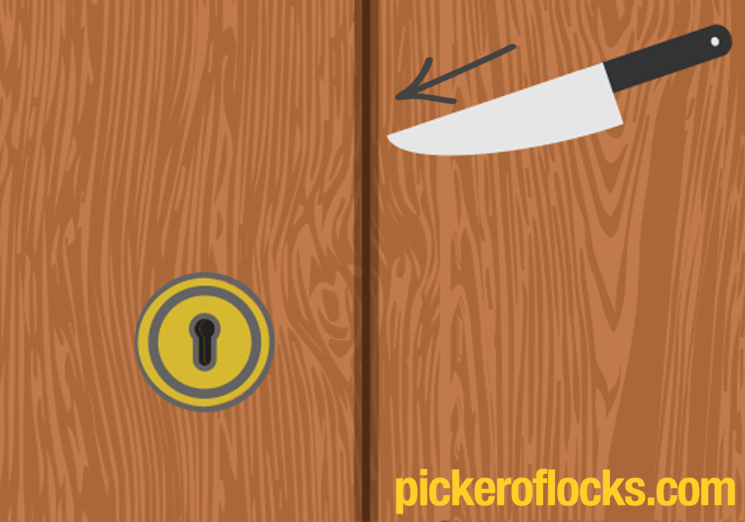 rambo style lock picking with a knife