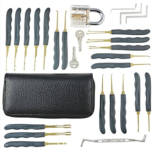 Beginner Lock Pick Set, Travel Lock Pick Set with Case, Clear Locks –  SubtleDigs